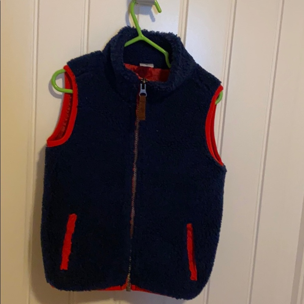 Carter’s sheep wool navy blue vest